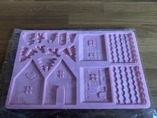 Silikon backform lebkuchenhaus gebraucht kaufen  Sailauf
