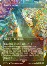 Usado, Espada Buster MTG FOIL (Arte Completa) Inglês comprar usado  Enviando para Brazil