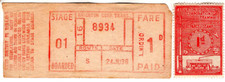 Tram ticket illustrated for sale  UK