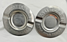 Par Vintage Mueller Tanques de Leite a Granel Bandejas de Cinzas de Aço Inoxidável (pré-propriedade) #3158 comprar usado  Enviando para Brazil