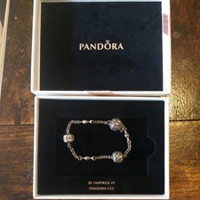 Pandora clip bracelet for sale  POTTERS BAR