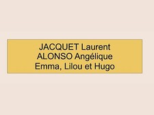 Plaque etiquette boite d'occasion Plaque etiquette boite d'occasion  Roche-la-Molière