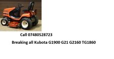 Kubota g2160 tg1860 for sale  OMAGH