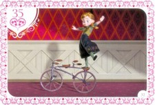 2014 Topps Disney FROZEN Movie Card #32 Anna em sua bicicleta, usado comprar usado  Enviando para Brazil