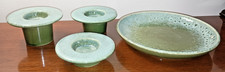 Shades green glazed for sale  Lakeland