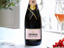 Usado, Etiqueta adesiva personalizada Champagne Moët & Chandon novidade presentes comprar usado  Enviando para Brazil