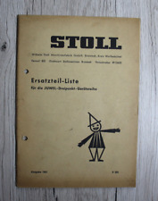 Riginal stoll ersatzteilliste gebraucht kaufen  Zeiskam