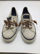 Sapato SPERRY TOP-SIDER Feminino Tamanho 6 M Lona Barco Estilo STS90549 Espuma de Memória comprar usado  Enviando para Brazil