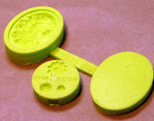 1 peça brinco de argila faça você mesmo molde de silicone epóxi decoração de bolo formas florais de rosto, usado comprar usado  Enviando para Brazil