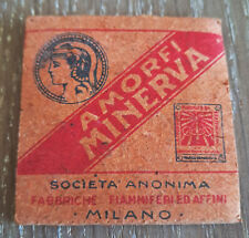 Busta di fiammiferi amorfi MINERVA della S.A.F.F.A. anni '40 sigillata. comprar usado  Enviando para Brazil