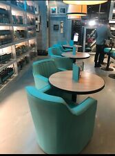 Turquoise leather tub for sale  HALIFAX