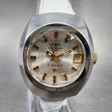 Technos Fire Brid relógio automático feminino 25mm mostrador branco aço data funciona vintage comprar usado  Enviando para Brazil