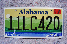 Placa de licença 2021 ALABAMA # 11 LC 420 comprar usado  Enviando para Brazil