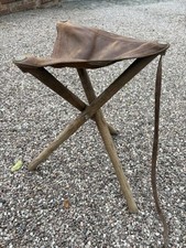 Tripod stool leather for sale  NORTHWICH
