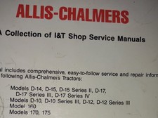Service allis chalmers for sale  Silverwood