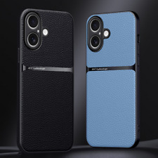 Coque Antichoc Luxe Cuir TPU Magsafe Pour iPhone 16 15 Pro Max Plus 14 13 12 11 comprar usado  Enviando para Brazil