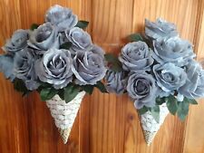 Pair artificial grey for sale  BRADFORD