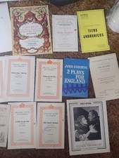 Theatre programmes job for sale  UK