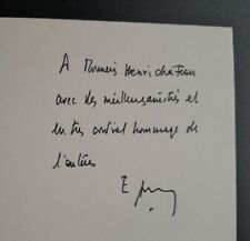 Dédicace alphandéry edmond d'occasion  Les Rosiers-sur-Loire