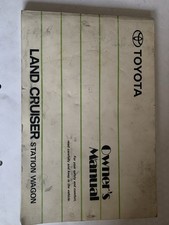 toyota landcruiser owners manual for sale  WALSALL