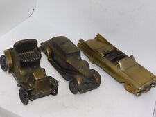 Vintage 1900s Banthrico Metal Fundido Banco de Moedas Bancos de Carro Latão Lote De 3 PEÇAS LOTE comprar usado  Enviando para Brazil