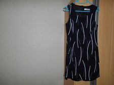 Schwarz weißes sommerkleid gebraucht kaufen  Lüneburg