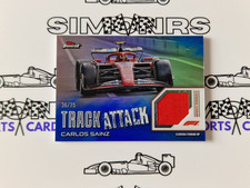 2024 Topps Finest F1 Carlos Sainz Track Attack Relic Blue Refractor 36/75 comprar usado  Enviando para Brazil