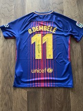 Ousmane dembele autographed d'occasion  Expédié en Belgium