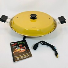 Vintage Mirro Watta Pizzaria Elétrica Pizza Baker Colheita Ouro Em Estado Perfeito comprar usado  Enviando para Brazil