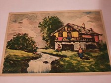 Cartolina 1946 pittura usato  Monte San Pietro