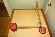 Pedal de bicicleta vintage de madeira brinquedo scooter scooter infantil comprar usado  Enviando para Brazil