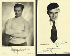 2 ORIGINAL AUTOGRAMME VON WOLFGANG LIEBENEINER ( "ROSS"-PHOTO-PK´s 30er !!!! ) comprar usado  Enviando para Brazil