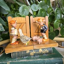 Vintage hummel bookends for sale  BROMLEY