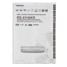 Toshiba xv48ke bedienungsanlei gebraucht kaufen  Naila