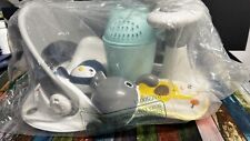 Assento de banho portátil para bebê com touca de banho, termômetro, copo de enxágue e brinquedos de banho comprar usado  Enviando para Brazil