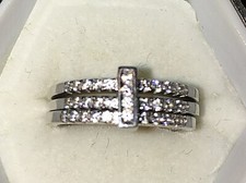 Bague argent massif d'occasion  Paris XI