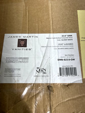 Tocador James Martin SWB-S23.6 23.6" superficie sólida - blanco segunda mano  Embacar hacia Mexico
