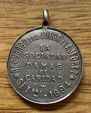 Usado, *Medalha Argentina Xadrez Souvenir Charity Ladies Society 1894 comprar usado  Enviando para Brazil