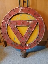 1930s warning triangle for sale  BADMINTON