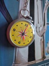 Vintage westclox yellow for sale  SHEFFIELD