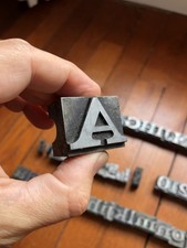 Lettres imprimerie polices d'occasion  Meudon