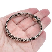 Pulseira vintage italiana Milor prata esterlina 925 Basketweave 6,75" comprar usado Pulseira vintage italiana Milor prata esterlina 925 Basketweave 6,75" comprar usado  Enviando para Brazil