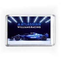 Ímã de geladeira WILLIAMS F1 carro de corrida Fórmula 1 7x4,5cm Albon, Sargento, Mansell comprar usado  Enviando para Brazil