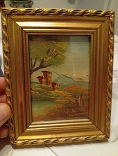 Peinture miniature signée d'occasion Peinture miniature signée d'occasion  Longuyon