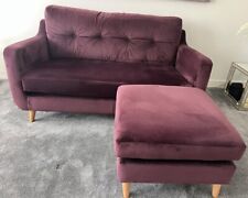 Velvet sofa seater for sale  NOTTINGHAM