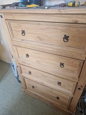 Corona pine bedroom for sale  LEICESTER