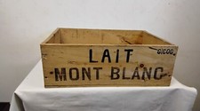 Caisse publicitaire bois d'occasion  Meximieux