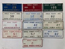 RARO CONDADO NOBRE INDIANA AMISH CAVALO PUXADO BUGGY PLACA CORRIDA 1963 + BAIXO # comprar usado  Enviando para Brazil