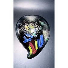 Art glass heart for sale  Denver