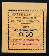 Timbre grève corse d'occasion  Dunkerque-